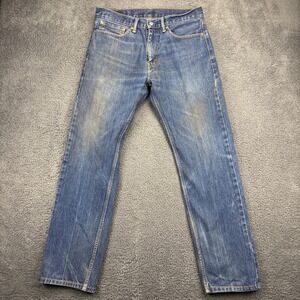 Levi Strauss & Co‎ 505 Jeans Mens W34 L34 Blue Denim Pants